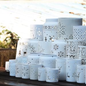 Planteur d'orchidée en céramique de pot d'orchidée d'évider de 6.5 "avec le planteur d'intérieur d'orchidée de soucoupe de trou pour la circulation d'air - Product Image 5