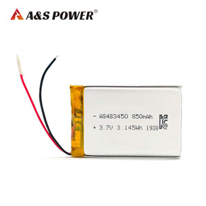 Baterai LiPo Compact 483450 3.7V 850mAh Daya Tahan Lama Performa Stabil untuk Elektronik Konsumen - Product Image 1
