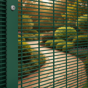 Malla de Alambre Metálica Soldada 358 Antiescalada y Anticorte, Tratada Térmicamente, Galvanizada y con Recubrimiento en Polvo, Fácil de Instalar, Malla de Seguridad con Postes - Product Image 1