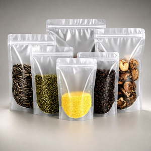 Bolsa de Aluminio con Cierre Hermético de Alta Barrera, Bolsa con Fuelle para Proteínas en Polvo, Suplementos, Alimentos para Mascotas, Café, Empaquetado al Vacío de Fábrica - Product Image 1