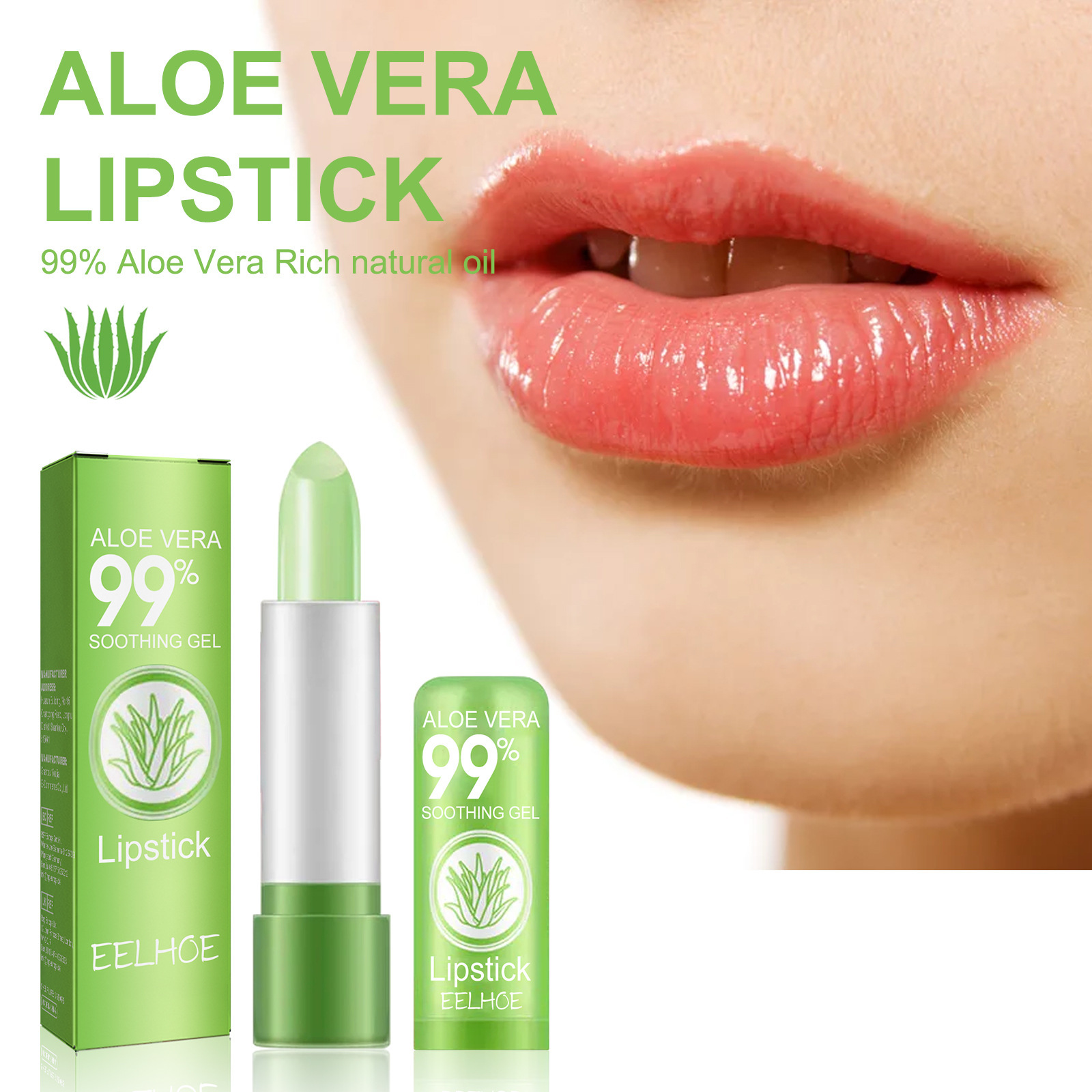 EELHOE Feuchtigkeitsspendender Nhrender Aloe Vera Gel Farbwechselnder  Lippenstift| Alibaba.com