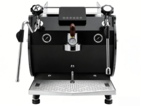 Machine à café 1L, machine à expresso à vapeur 3L, double chaudière en acier inoxydable, commande tactile LED, double manomètre, programmable