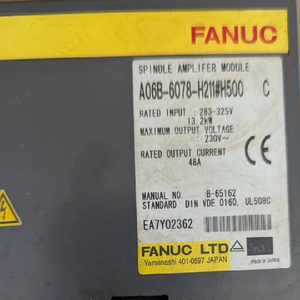 Plc A06b-6078-h211 #h500 C Spindle Drive It <strong>Was</strong> Moved from a Working Machine for Warranty Product - Product Image 1