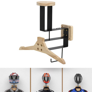 Wall Mounted Motorcycle Helmet <b>Rack</b> Rectangle Multifunction Clothing Organizer <b>Garage</b> Storage <b>Rack</b> - Product Image 4