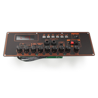 Penguat Suara Karaoke Portabel Digital Mini HIFI Craftsman untuk Luar Ruangan dengan Reverb, Dekoder Kartu USB/TF, Catu Daya 12V DC