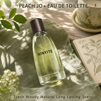 Botol Parfum Kaca Silinder Tipis Transparan 30ml 50ml 100ml Isi Ulang Botol Semprot Kosong Dengan Tutup Sekrup Bambu Alami