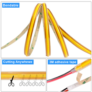 <span class=keywords><strong>Tira</strong></span> de LED COB QMC Ultrafina, Cortable en Cualquier Lugar, 3000k 4000k 6500k 24v, Corte Libre, <span class=keywords><strong>Tira</strong></span> de LED COB de 8mm - Product Image 3