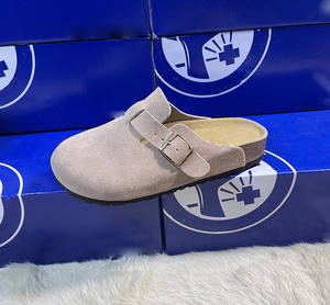 Birkenstocks de qualité supérieure pour les sandales en liège Boston Source d'usine Options en cuir de vachette Lit de pied en liège profilé Durable <span class=keywords><strong>Eva</strong></span> Wood - Product Image 3