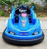 Voiture tamponneuse électrique lumineuse parent-enfant pour usage extérieur, équipement de divertissement rechargeable, couleur personnalisable pour jardin, fabriqué en Chine