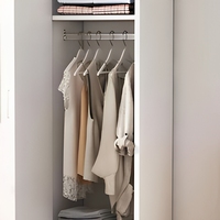 Armoire verticale moderne à une seule porte avec tiroirs, blanche, étroite, pour le rangement des vêtements dans les petites chambres et salles à manger