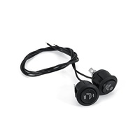 Interruptor Basculante Redondo KCD1 de 12V CC, Interruptor de Control de Calefacción de Asientos para Automóviles, Camiones, SUV y Motocicletas