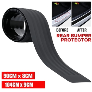 Car Trunk Door Sill Protector Scratch Resistant <b>Rubber</b> Universal Rear Bumper Anti-collision Decorative <b>Strip</b> Car Design - Product Image 1