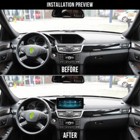 Pour Mercedes-Benz Classe E W212 2012-2014 12.3 NTG4.5/NTG4.7 Android Auto & CarPlay Garantie 1 an GPS Émetteur FM Lecteur CD
