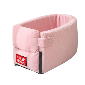 Lit moderne écologique pour animaux de compagnie, facile à nettoyer, en <span class=keywords><strong>velours</strong></span> côtelé, en peluche, à motif solide, <span class=keywords><strong>coussin</strong></span> de sécurité amovible pour voiture et <span class=keywords><strong>chien</strong></span> pour usage domestique - Product Image 5