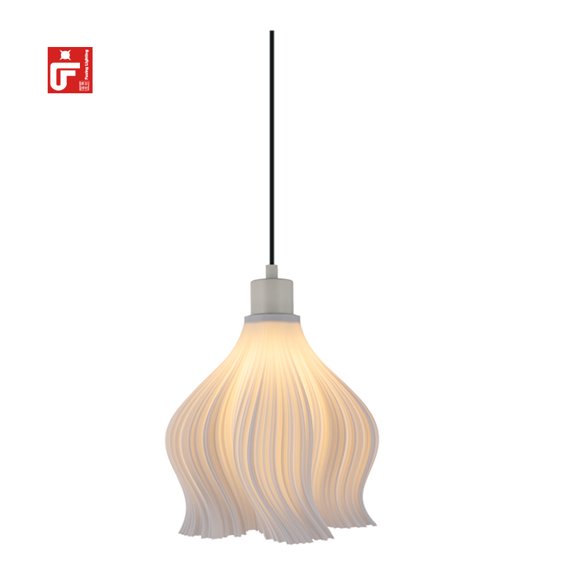 White+3D lampshade 1.5m braided wire suction top plate