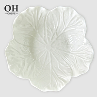 Service de table en céramique Ohere Vintage blanc 4,75\" 6\" 7\" 9\" – Vaisselle en porcelaine écologique – Bol chou pour mariages et locations