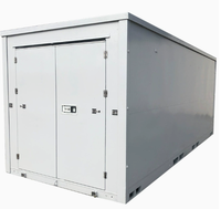 Conteneur de stockage en acier préfabriqué pliable, unité de stockage portable, vente directe usine, conteneur de déménagement en kit