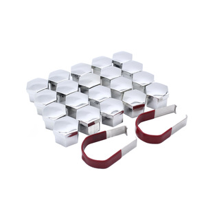 Lug Nut Protective Cap Removal Tools 20Pcs Plastic <b>Clips</b> With Metal <b>Hooks</b> For Car Wheel Hub 17mm Repair Replacement - Product Image 1