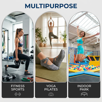 Chaussettes de compression unies tricotées pour le sport, pour femmes et jeunes, idéales pour le fitness, la course, le saut et le yoga