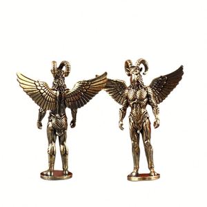 Estatua de Ángel en Latón Electrochapado Vintage para Regalo Decorativo Moderno - Product Image 5