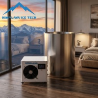 Baignoire de trempage à froid de luxe pour hôtel, en acier inoxydable 304 à double paroi - Baignoire de thérapie froide/chaude pour le bien-être des clients