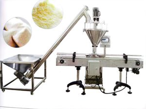 Máquina de llenado automático Dahan con dosificador de tornillo sin fin para café, chile, proteínas, leche en polvo y especias, con función de envasado - Product Image 3