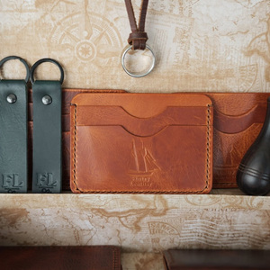 Ví đựng thẻ nhỏ gọn bằng da, thiết kế <span class=keywords><strong>3</strong></span> lớp, khắc nổi 3D, bền, kiểu dáng cổ điển, tiện dụng, dùng được cho văn phòng và thường ngày - Product Image 4