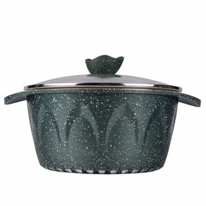 Lotus Design Set Of <b>Pots</b> Die Cast Aluminum Non Stick <b>Soup</b> <b>Pot</b> Stew <b>Pot</b> Household 2.1L 3.1L 5L Above - Product Image 2