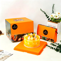 Boîte d'emballage de gâteau de haute qualité, boîte d'emballage de gâteau d'anniversaire, boîtes de boulangerie avec poignée