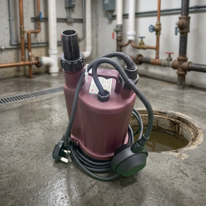 BOMBA DE AGUAS RESIDUALES AUTOMÁTICA SS SAMSON DE 1 PULGADA, 240V, 0.1HP, MONOFÁSICA, DE ALTA CALIDAD PARA HOGARES FAMILIARES, SALIDA DE 25MM - Product Image 3