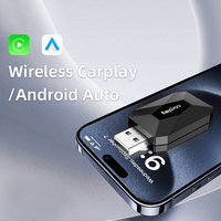 Adaptateur Dongle CarPlay Universel Aibox avec Fonction Filaire vers Sans Fil, Compatible iOS & Android Auto, Connexion USB-C