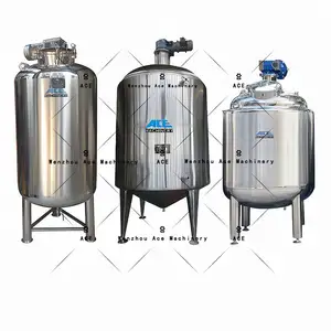 Ace Electric Heating Reactor Chemical Industrial Bio Emulsifying Tank Sanitary Mixing Reaction Kettle