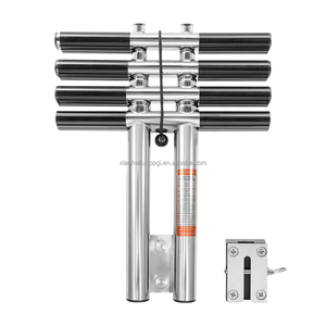 Échelle de plongée pour bateau 316 télescopique OEM échelle de plongée marine petit dauphin marin acier inoxydable argent haut miroir polonais 1 PC Yacht - Product Image 5