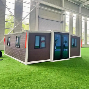 บ้านตู้คอนเทนเนอร์20FT สำเร็จรูป40ft ขยายได้พร้อมการอยู่อาศัย2ห้องนอนบ้าน Prefab อื่นๆ - Product Image 1