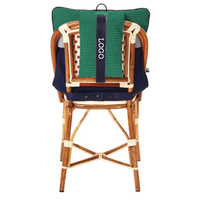 Commercial Terrasse Restaurant Toile Imperméable Graphène USB Batterie Rechargeable Coussin De Siège Chauffant Coussin De Chaise Chauffante