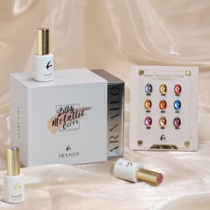 Nouveau Gel UV Métallique Effet Miroir ARNAILO 2026 pour Nail Art – Qualité Supérieure, Argent Liquide Ultra-Brillant, Design de Luxe, Écologique, pour <span class=keywords><strong>Dessin</strong></span> - Product Image 2