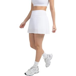 Falda de Tenis Plisada Personalizada para Mujer, Cintura Alta con Shorts Integrados, Transpirable, Spandex, Nailon, Elástica en 4 Direcciones, Estilo Deportivo - Product Image 4