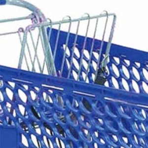 Carrito de Compras de Plástico de Tamaño Mediano para Supermercado, Tienda de Conveniencia o Centro Comercial, de 120L, Ligero y Económico - Product Image 4