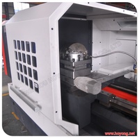 Tour à métaux CNC horizontal à broche unique CK6140 de haute précision avec lit plat Fanuc à prix avantageux
