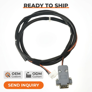 Câble de connecteur RJ45/M12 étanche IP67/IP68 en PTFE PVC 100 mm pour l'intégration de systèmes de réseau et de capteurs de robots - Product Image 2