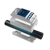 Débitmètre à ultrasons SENTEC FHM500 de type pince pour liquides avec affichage LED, petit débitmètre à pince pour tuyaux DN15-40, débitmètre de surveillance