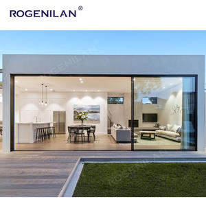 Puerta Corredera Automática de Aluminio Ultraestrecha Rogenilan, Puertas Correderas de Vidrio Resistentes al Viento para Aeropuertos, Centros Comerciales y Hoteles - Product Image 4