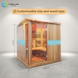 Salle <span class=keywords><strong>de</strong></span> sauna finlandaise traditionnelle équipée <span class=keywords><strong>d</strong></span>'<span class=keywords><strong>un</strong></span> poêle <span class=keywords><strong>à</strong></span> <span class=keywords><strong>bois</strong></span> fiable - Product Image 2