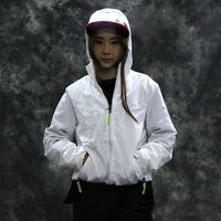 Oemtailor Jaket Anti-Susut Rajutan Poliester 100% dengan Bordir Cetak Tipis Berkualitas Tinggi, Berkerudung, Kasual, dan Resleting, Dapat Disesuaikan OEM