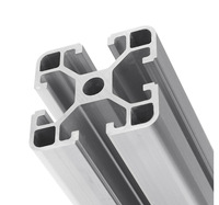 Profilé en T en aluminium série 6000, section de cadre en alliage, extrusion personnalisée, soudage, découpe, pliage de haute précision pour portes et fenêtres Botong