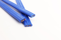 Cable de Alimentación Sumergible para Bomba de Agua de Pozo Profundo, de Cobre de Alta Calidad, Impermeable, Plano, de Goma, 3 * 12 AWG, 300 Metros/Rollo