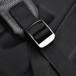 กระเป๋าแล็ปท็อปหนัง17นิ้วกันน้ำขนาดใหญ่พร้อม USB สำหรับผู้ชาย - Product Image 3