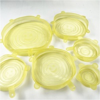 Couvercles réutilisables extensibles durables sans BPA pour conserver la fraîcheur des couvercles réutilisables pour les outils spécialisés dans les aliments aux fruits