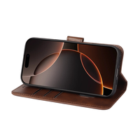 Étuis portefeuille magnétiques en cuir à rabat les plus vendus pour iPhone 18 17 16 15 Pro Max 14 13 avec porte-cartes