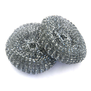 Éponge à récurer en laine d'acier inoxydable robuste pour le nettoyage efficace des vaisselles de cuisine - Product Image 3